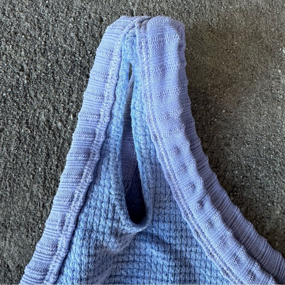Purple Urban Outfitters One Strap Seamless Waffle Knit Tank XS/S - Picture 3 of 4
